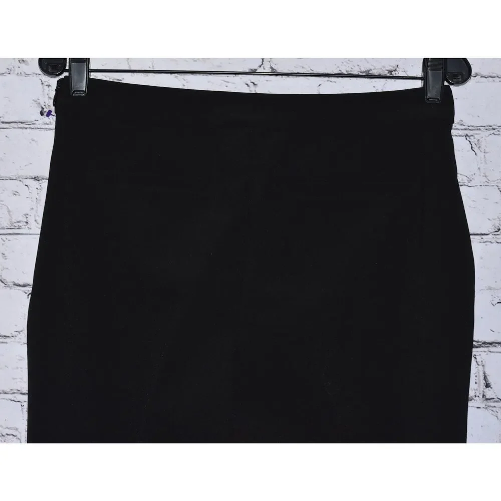 KATE SPADE Black Tapered Leg Form Fitting Dress Pants Trousers Size 6 NWOT